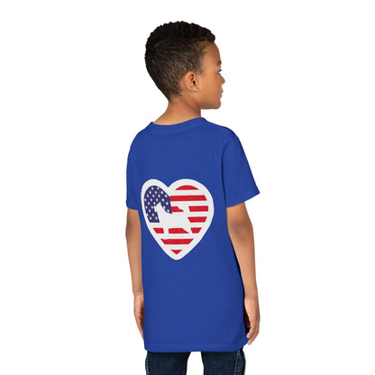 Malamute Flag Youth Unisex Short Sleeve Crewneck Tee