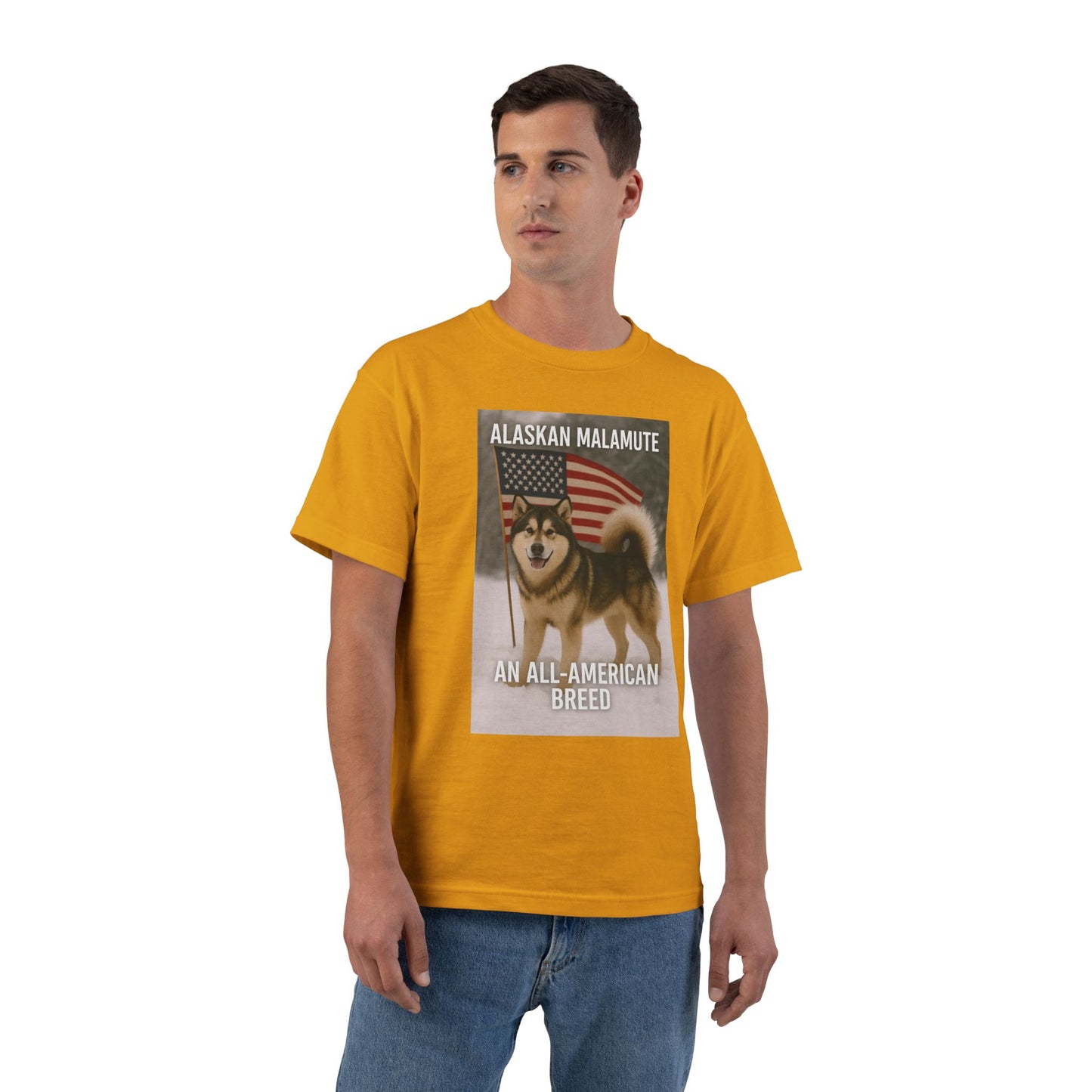 All-American Breed Men's Short-Sleeve Crewneck Tee