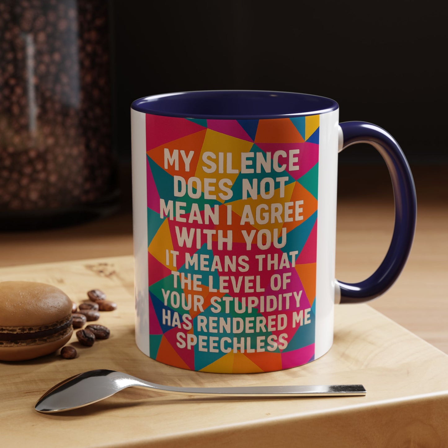 Speechless 2-Tone Coffee Mug