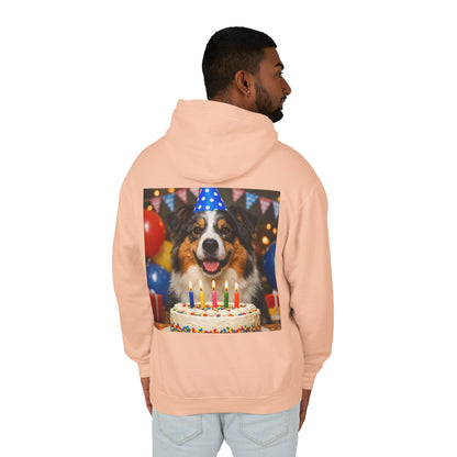 Birthday Buddy Aussie Unisex Lightweight Hoodie