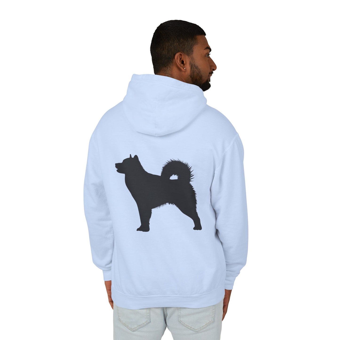 Malamute Silhouette Unisex Lightweight Hoodie