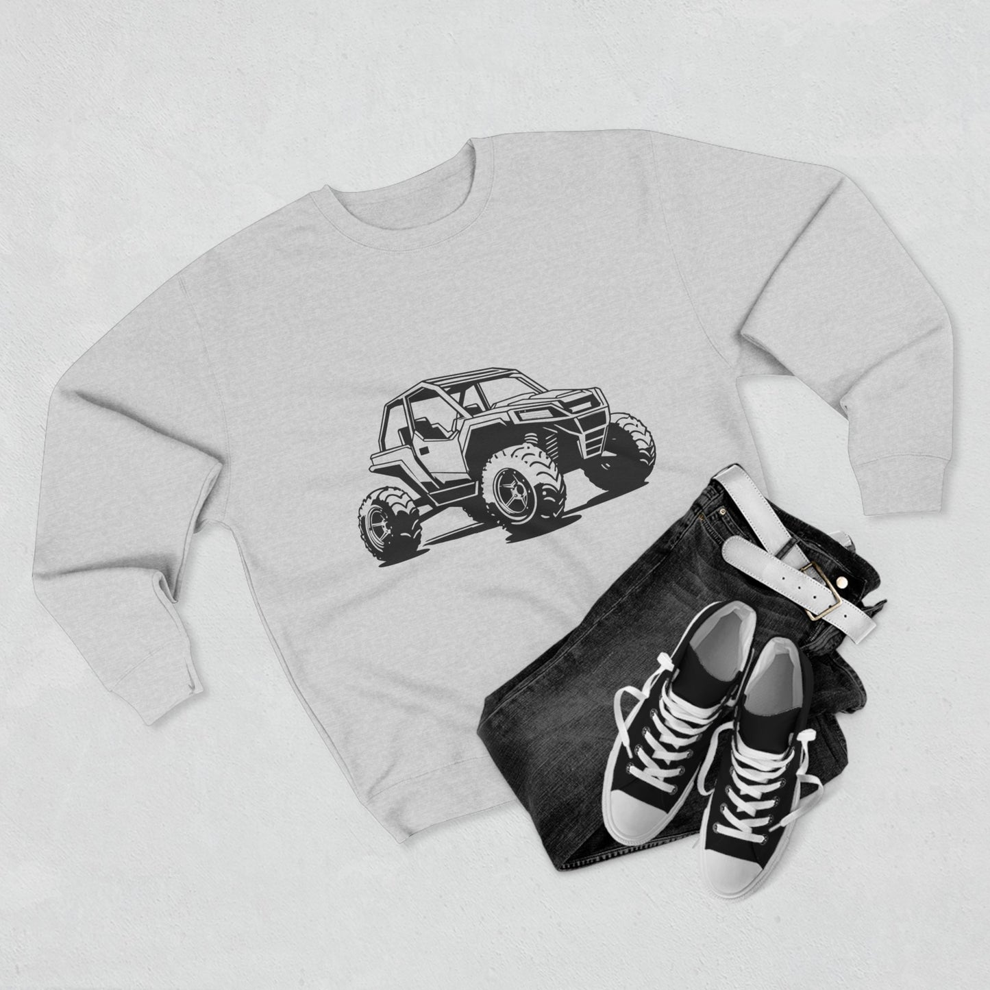 Off The Beaten Path Side By Side Unisex Crewneck Sweatshirt