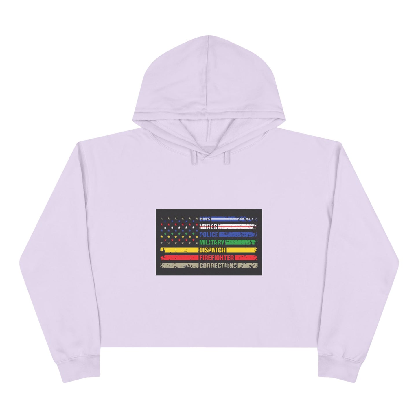 First Responder Women's Crop Hoodie