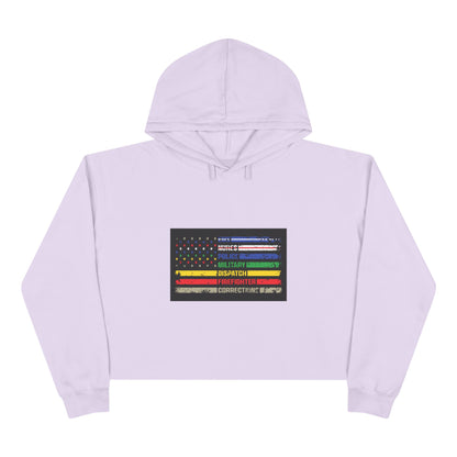 First Responder Women's Crop Hoodie