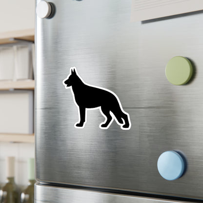 German Shepherd Silhouette Vinyl Decal