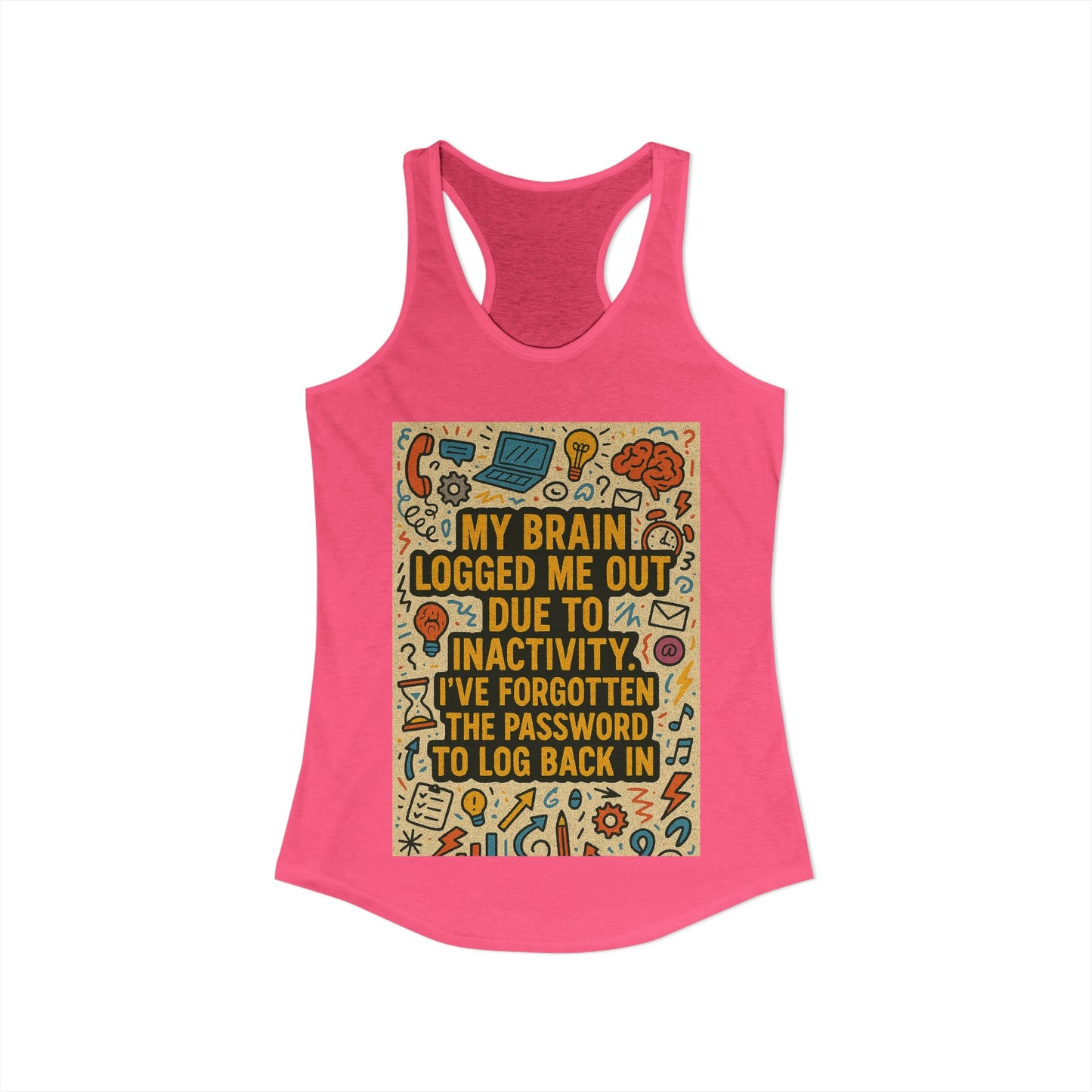 Logged Out Women's Racerback Tank