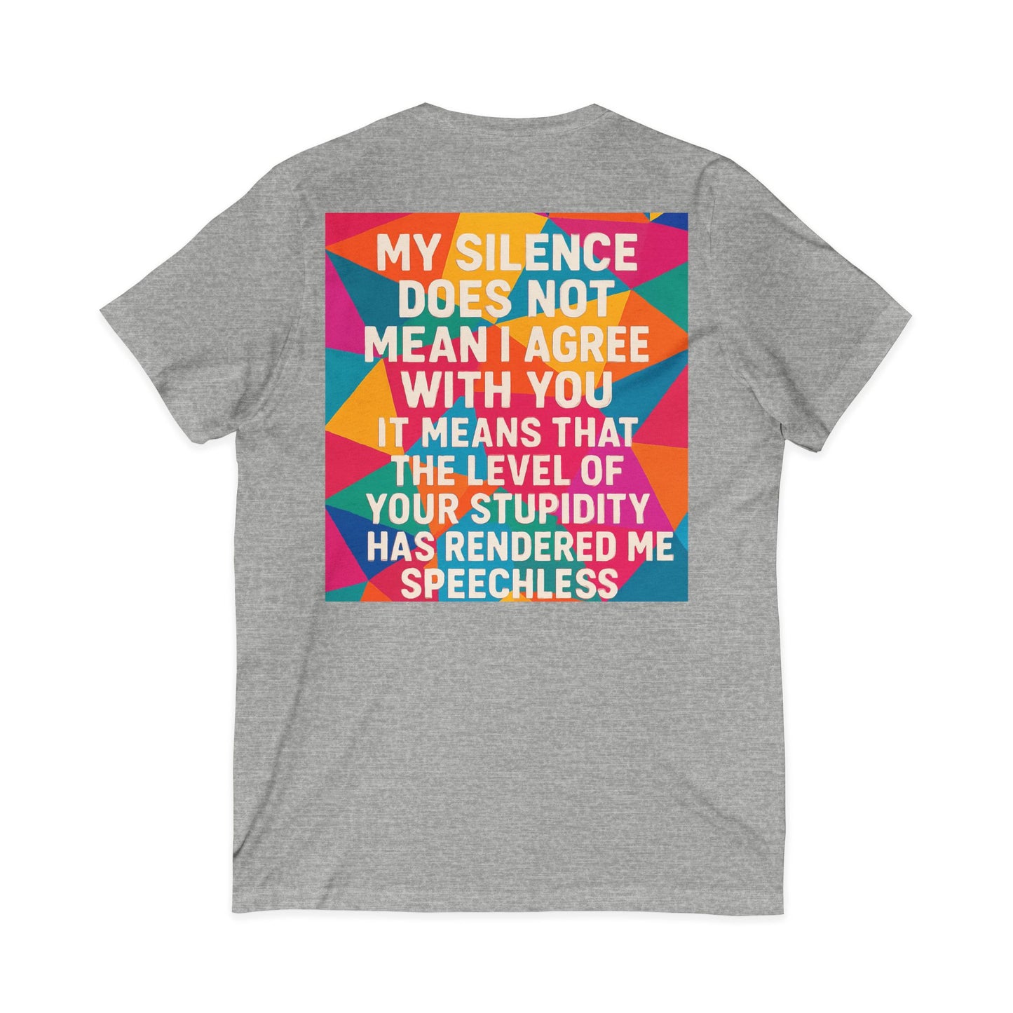 Speechless Unisex Short Sleeve V-Neck Tee