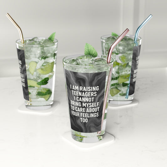 Raising Teenagers Drinking Glass