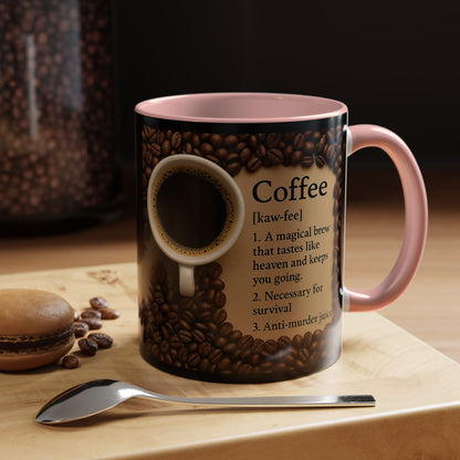 Coffee Definition 2-Tone Coffee Mug