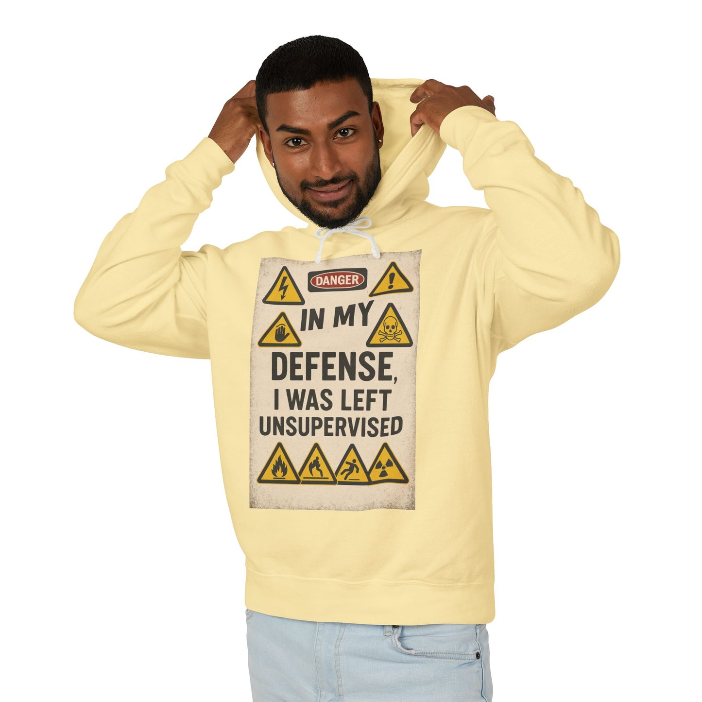Unsupervised Unisex Lightweight Hoodie