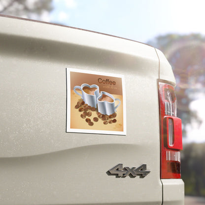 Coffee With Love Indoor/Outdoor Magnet