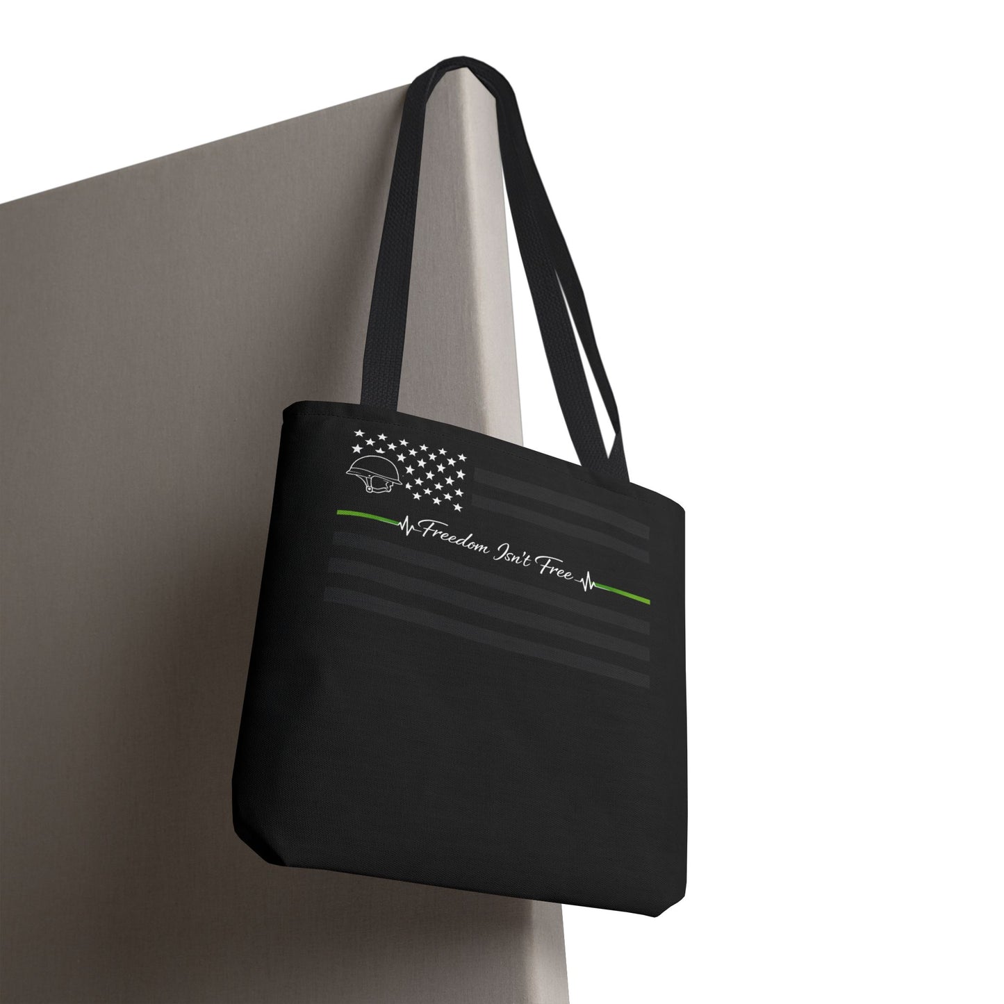 Thin Green Line Tote Bag