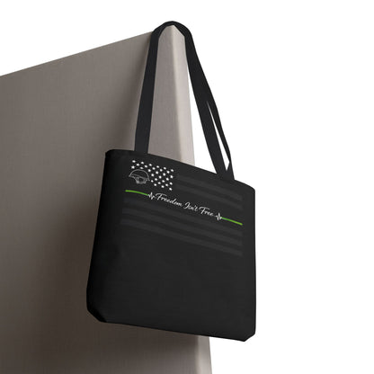 Thin Green Line Tote Bag