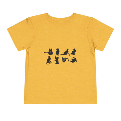 Cats Toddler Unisex Short Sleeve Crewneck Tee