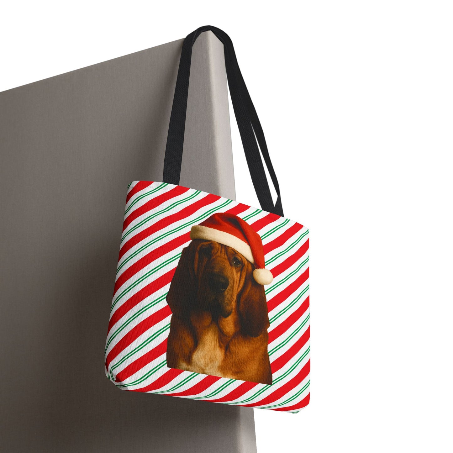 Santa Paws Bloodhound Tote Bag