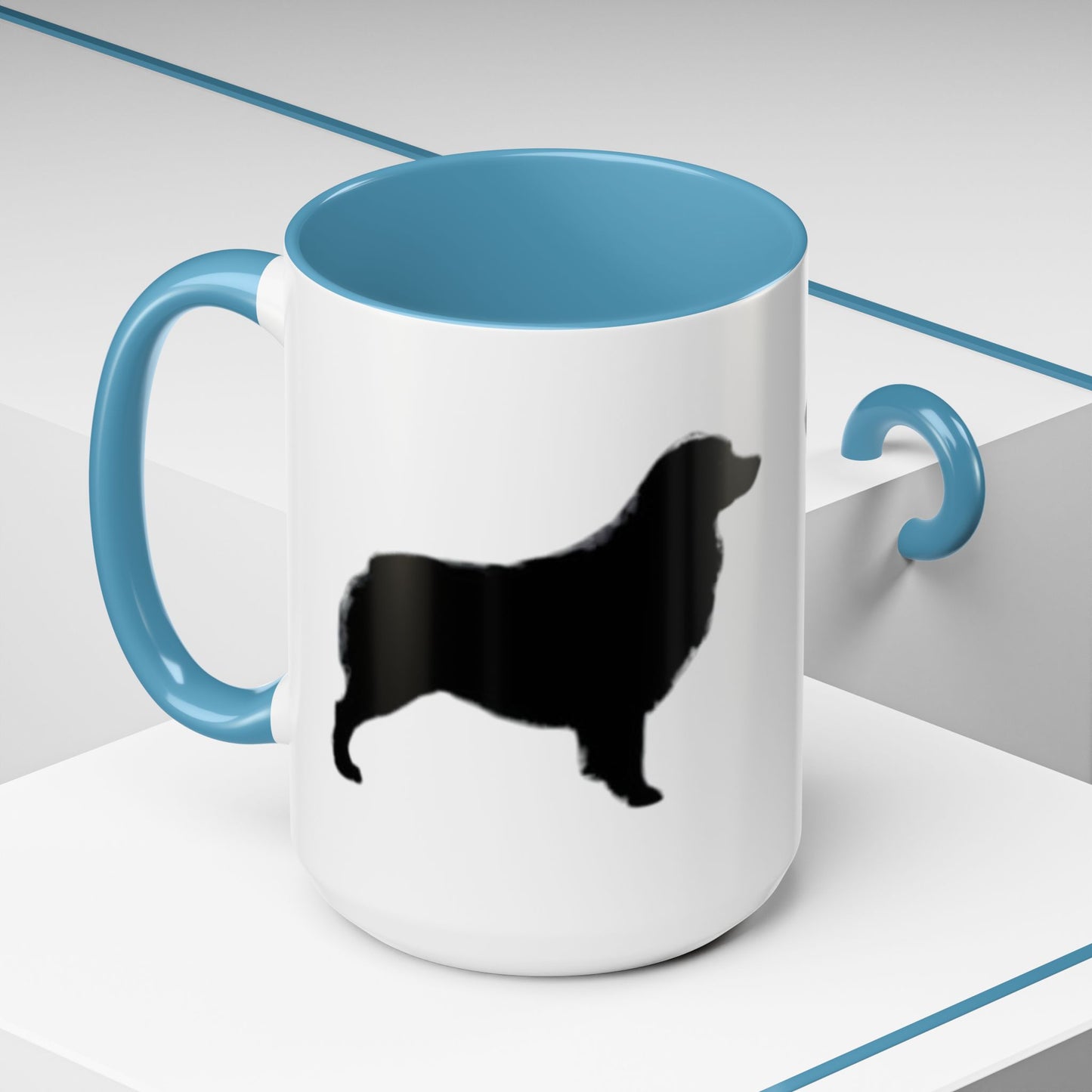 Aussie Silhouette 2-Tone Coffee Mug