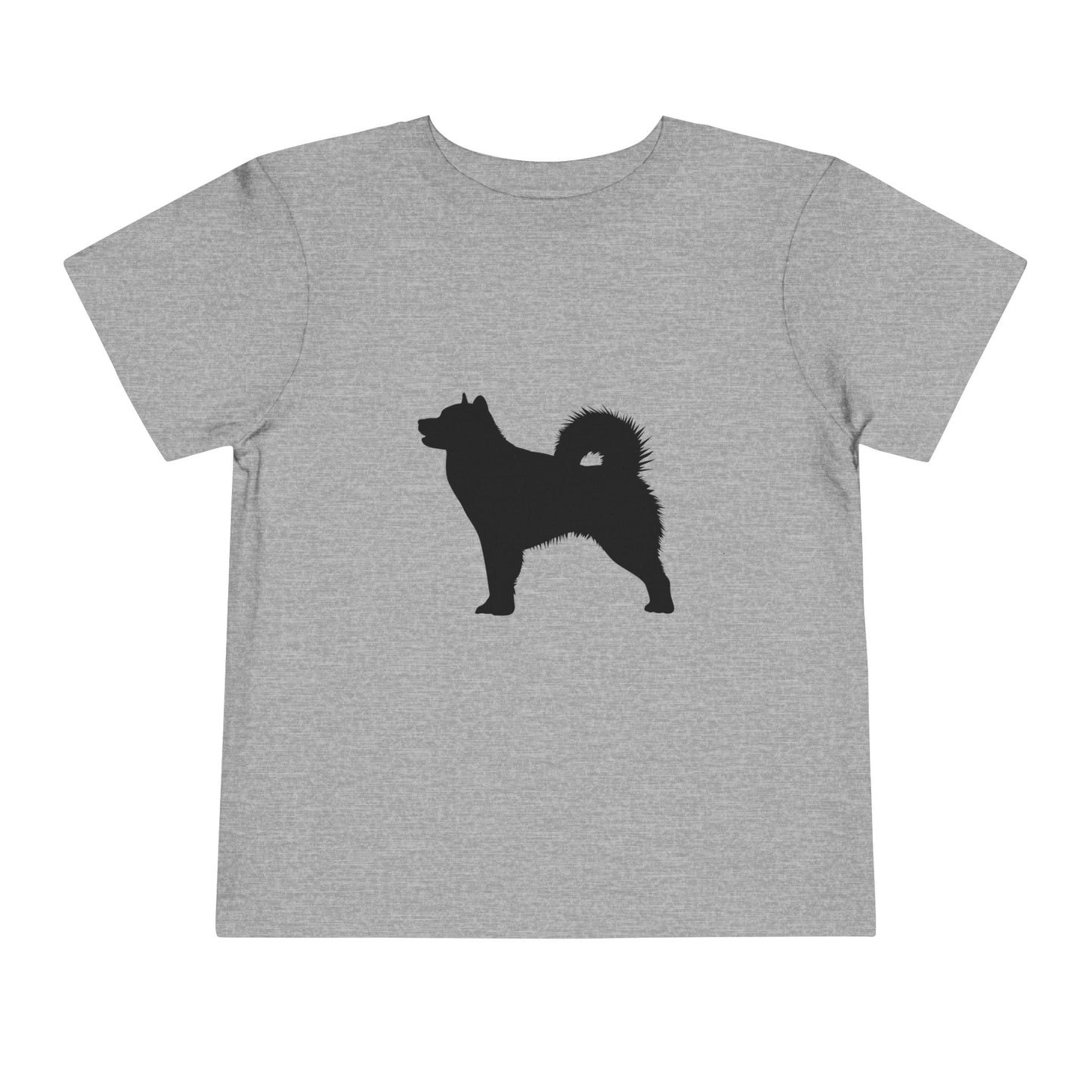 Malamute Silhouette Toddler Unisex Short Sleeve Crewneck Tee