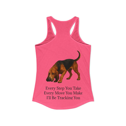 Tracking You Women's Racerback Tank