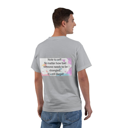 Note To Self Men's Short-Sleeve Crewneck Tee
