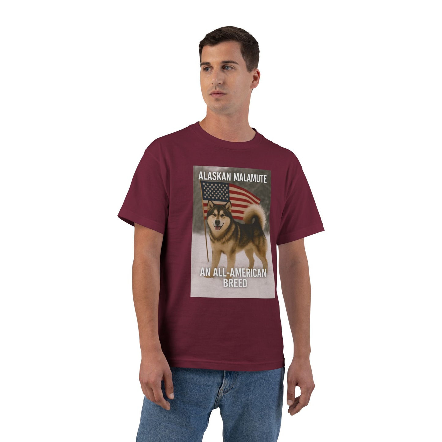 All-American Breed Men's Short-Sleeve Crewneck Tee
