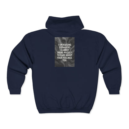 Raising Teenagers Unisex Full Zip Hoodie
