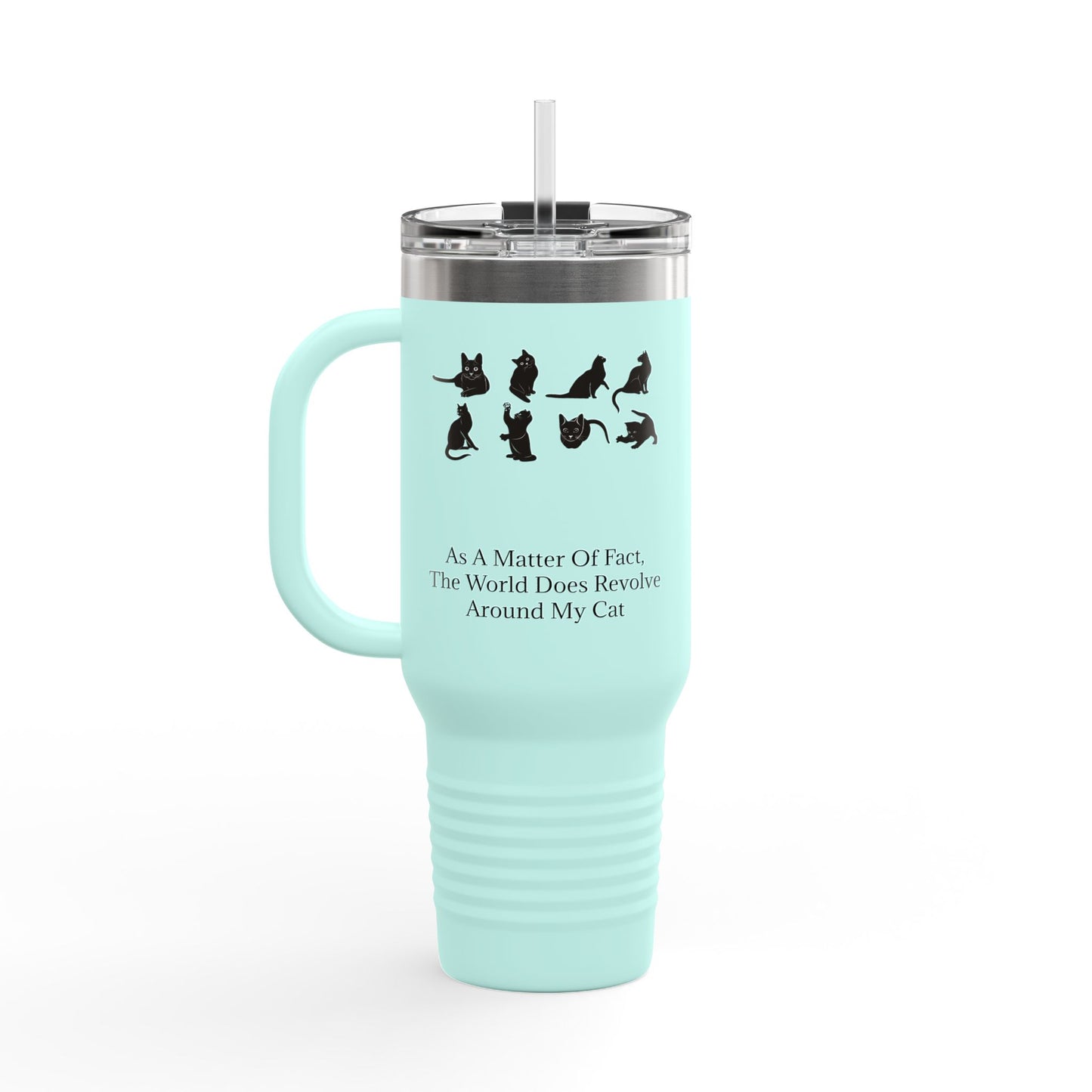 Matter Of Fact Cat Insulated Travel Mug