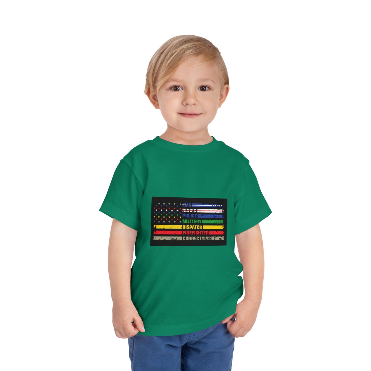 First Responder Toddler Unisex Short Sleeve Crewneck Tee