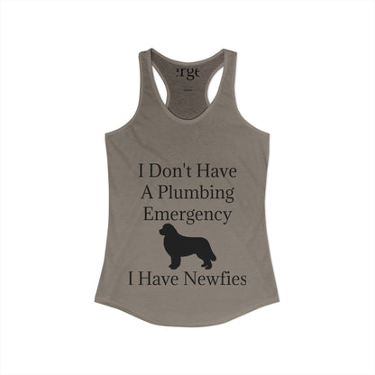 Plumbing Emergency Women's Racerback Tank