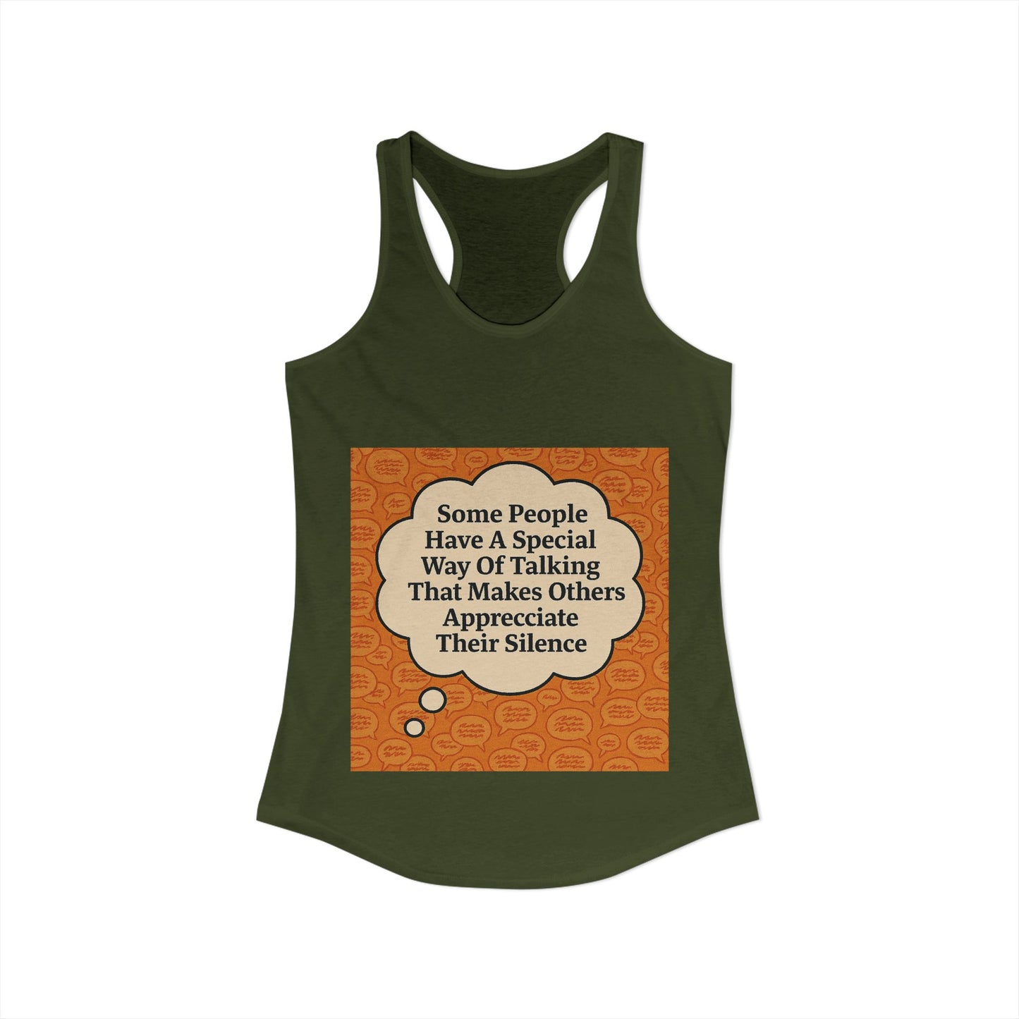 Special Way Of Talking Women's Racerback Tank