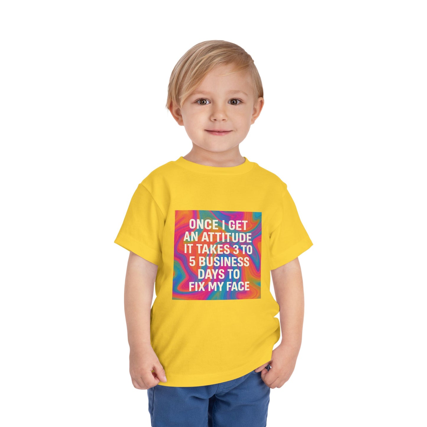 Fix My Face Toddler Unisex Short Sleeve Crewneck Tee