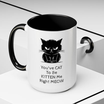 KITTEN Me 2-Tone Coffee Mug