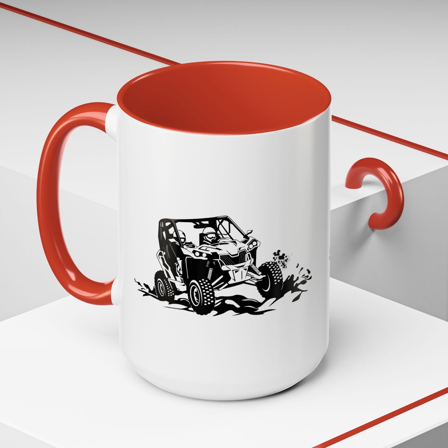 Slingin' Mud Side By Side 2-Tone Coffee Mug