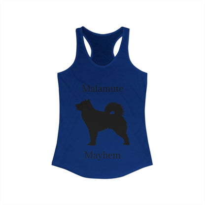 Malamute Mayhem Women's Racerback Tank