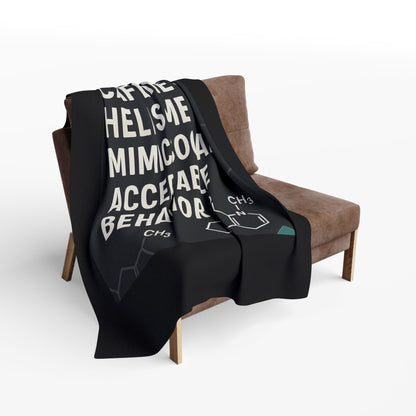 Socially Acceptable Arctic Fleece Blanket