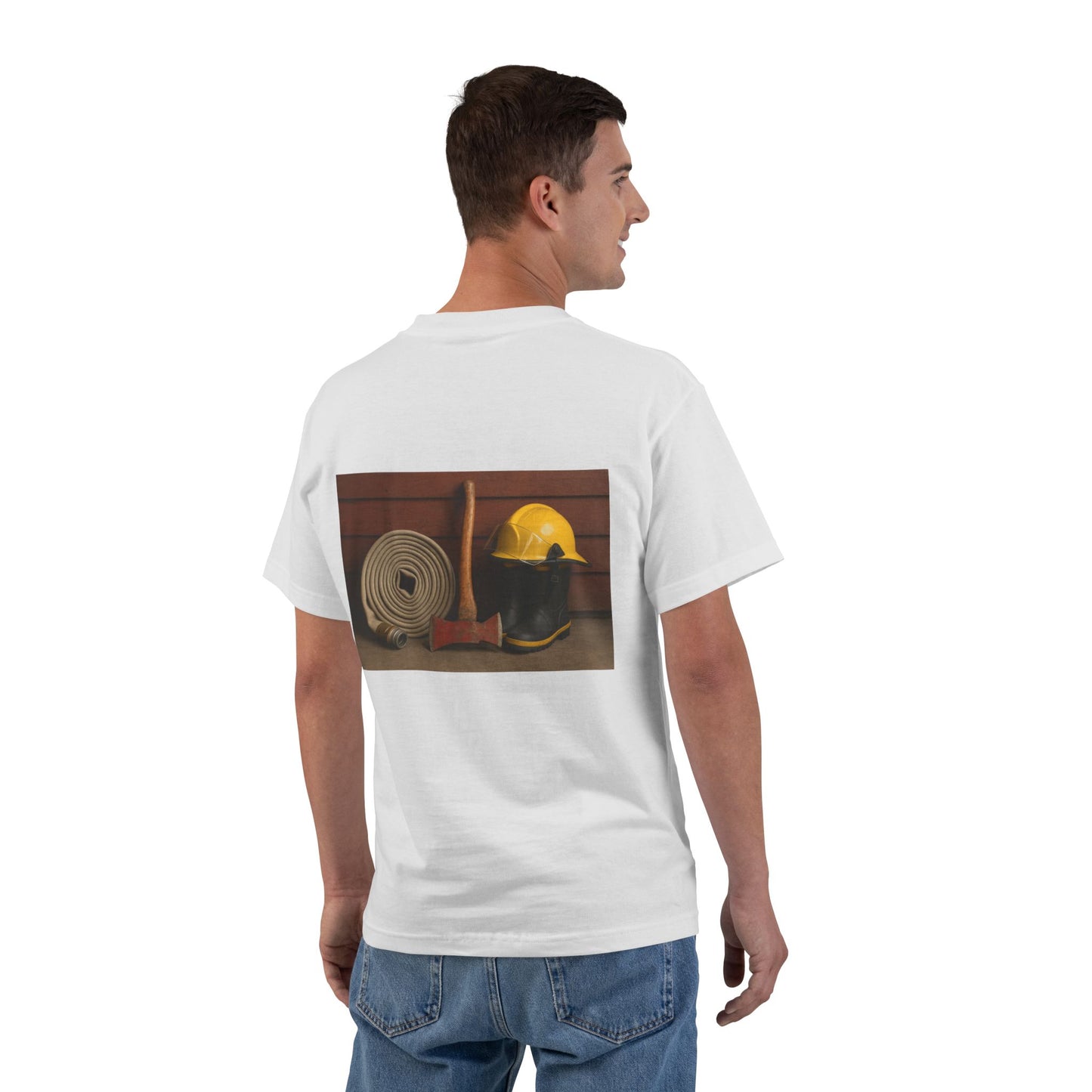 Fire/Rescue Appreciation Men's Short-Sleeve Crewneck Tee