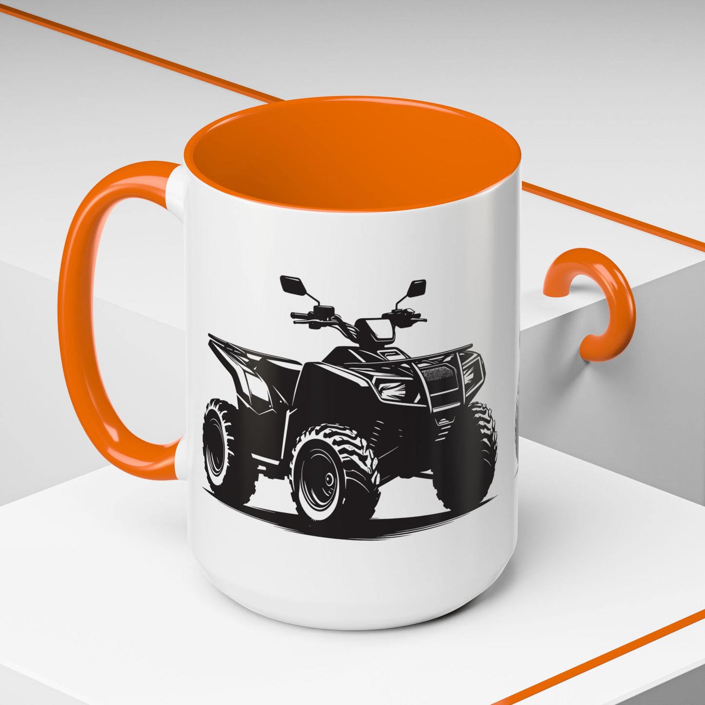 Off The Beaten Path Quad 2-Tone Coffee Mug