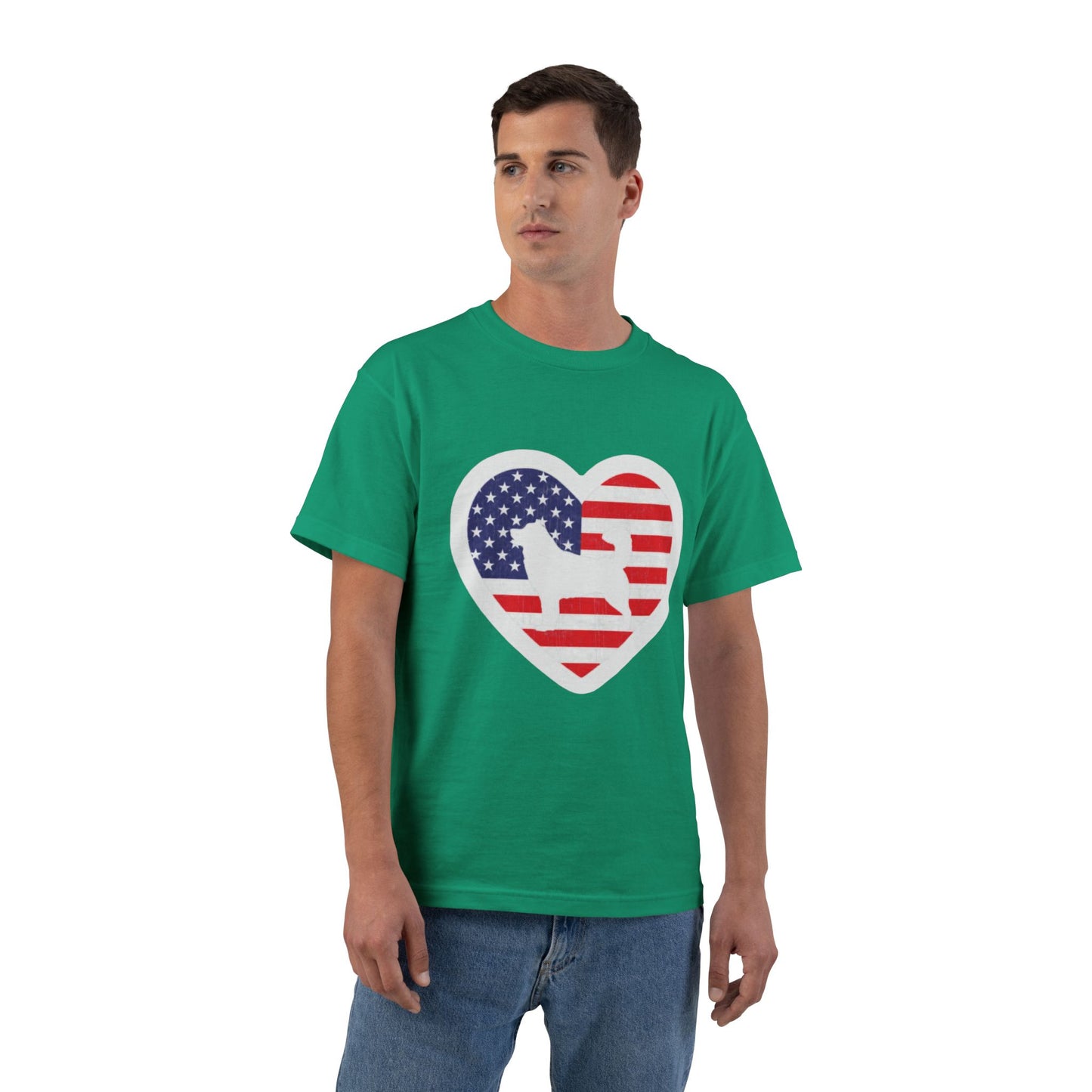 Malamute Flag Men's Short-Sleeve Crewneck Tee