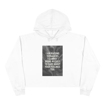 Raising Teenagers Women's Crop Hoodie