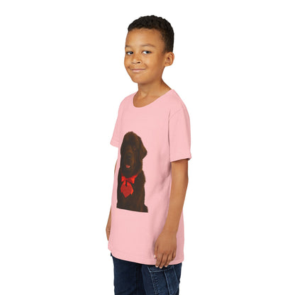 Cupid's Companion Newfie Youth Unisex Short Sleeve Crewneck Tee