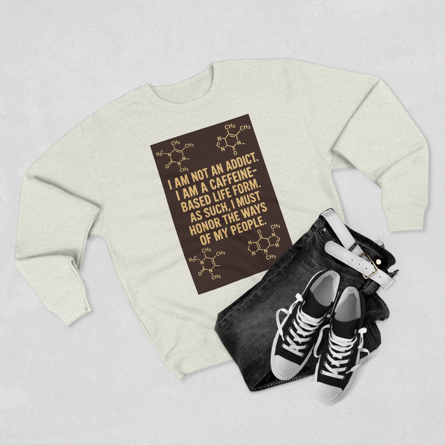 Not An Addict Unisex Crewneck Sweatshirt