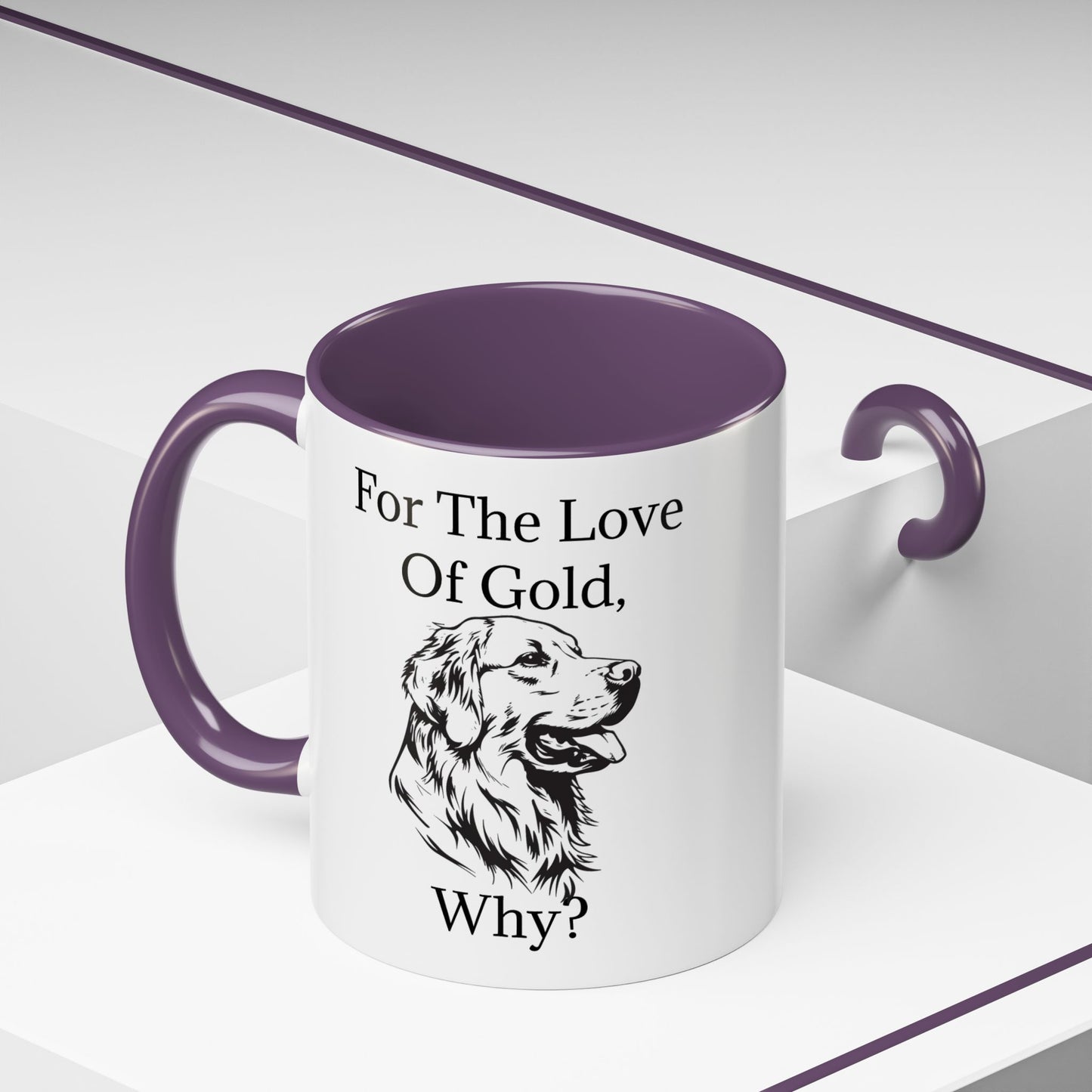 For The Love Of Gold 2-Tone Coffee Mug