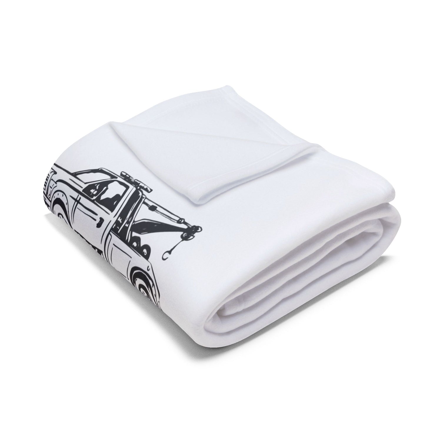 H**ker Express Wheel Lift Tow Truck Arctic Fleece Blanket