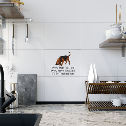 Tracking You Ceramic Photo Tile