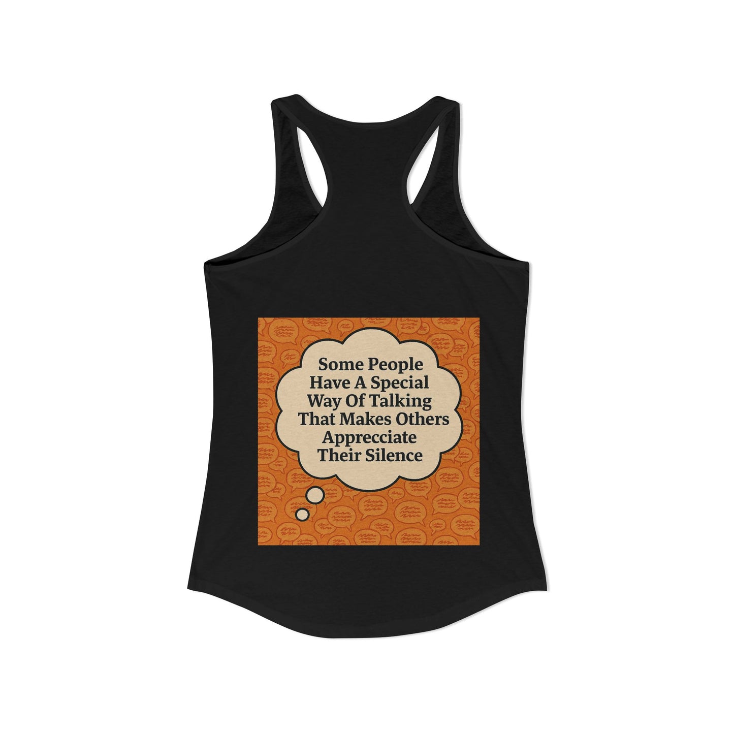 Special Way Of Talking Women's Racerback Tank
