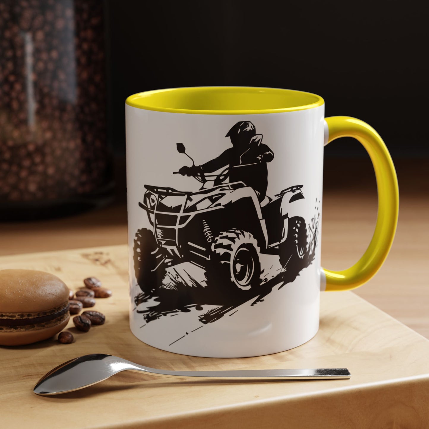 Slingin' Mud Quad 2-Tone Coffee Mug