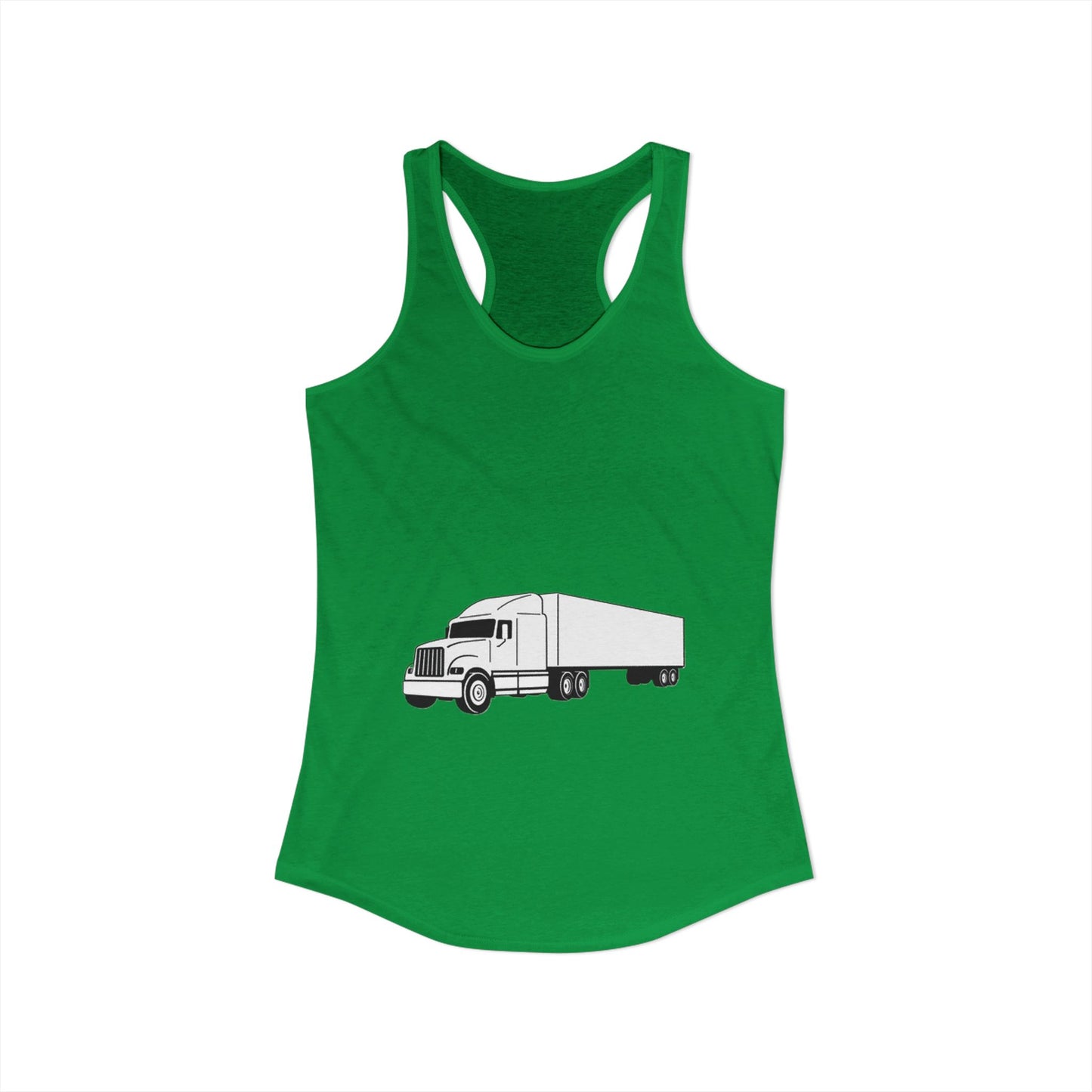 Semi Truck Women's Racerback Tank