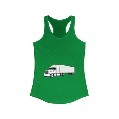 Semi Truck Women's Racerback Tank