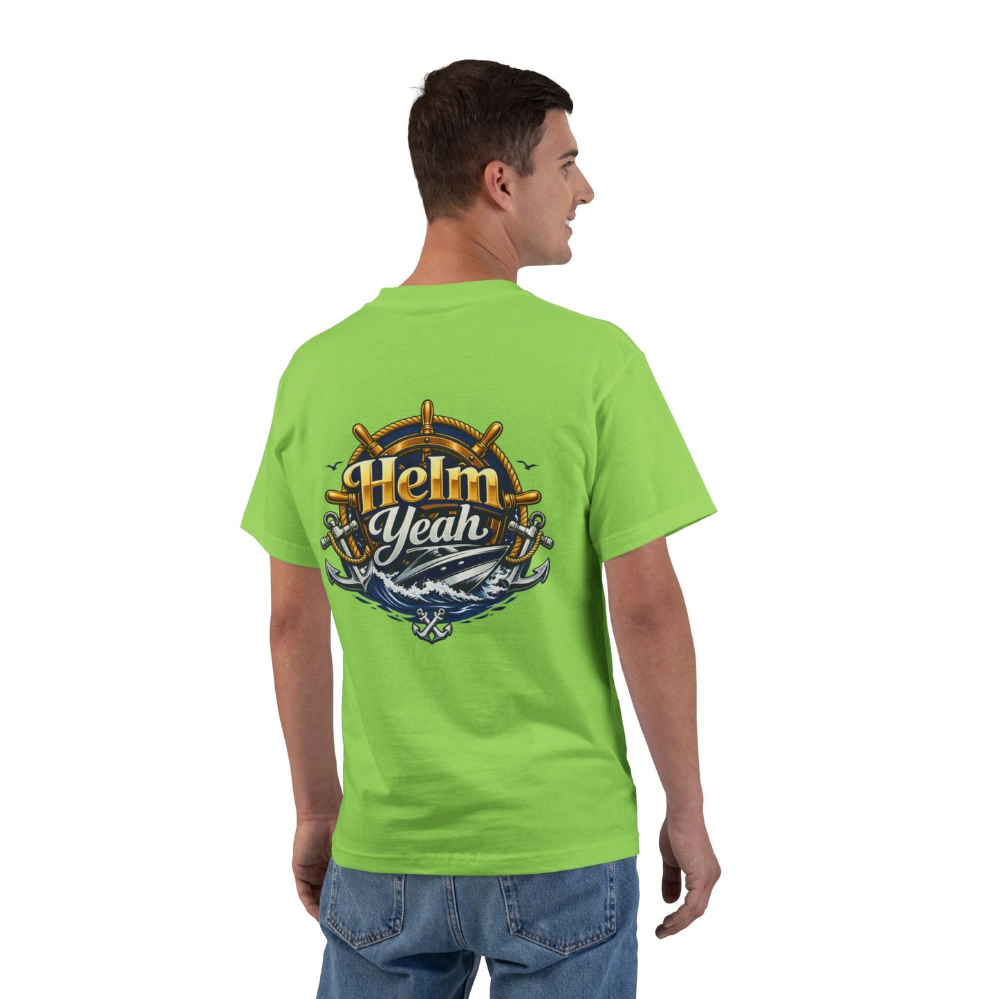 Helm Yeah Men's Short-Sleeve Crewneck Tee