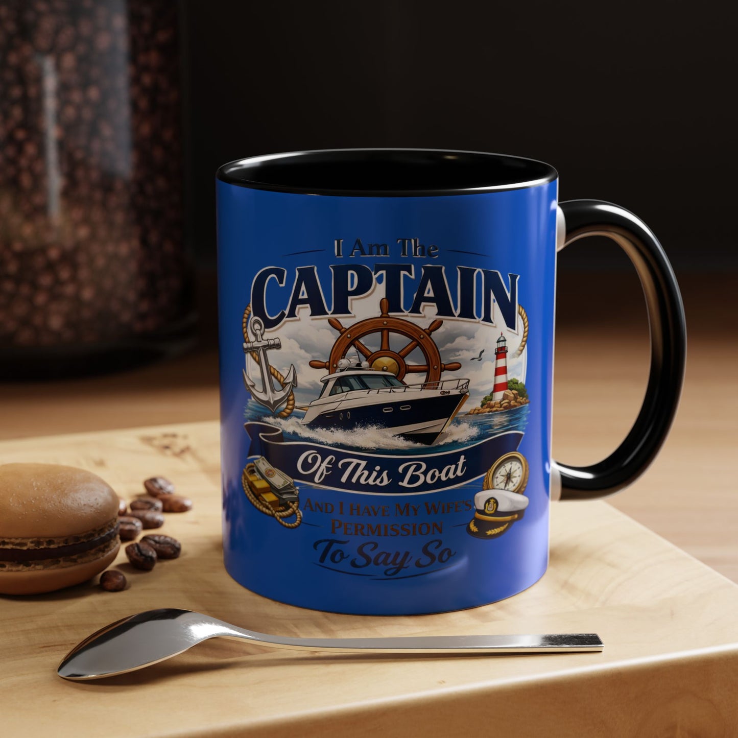 Captain 2-Tone Coffee Mug