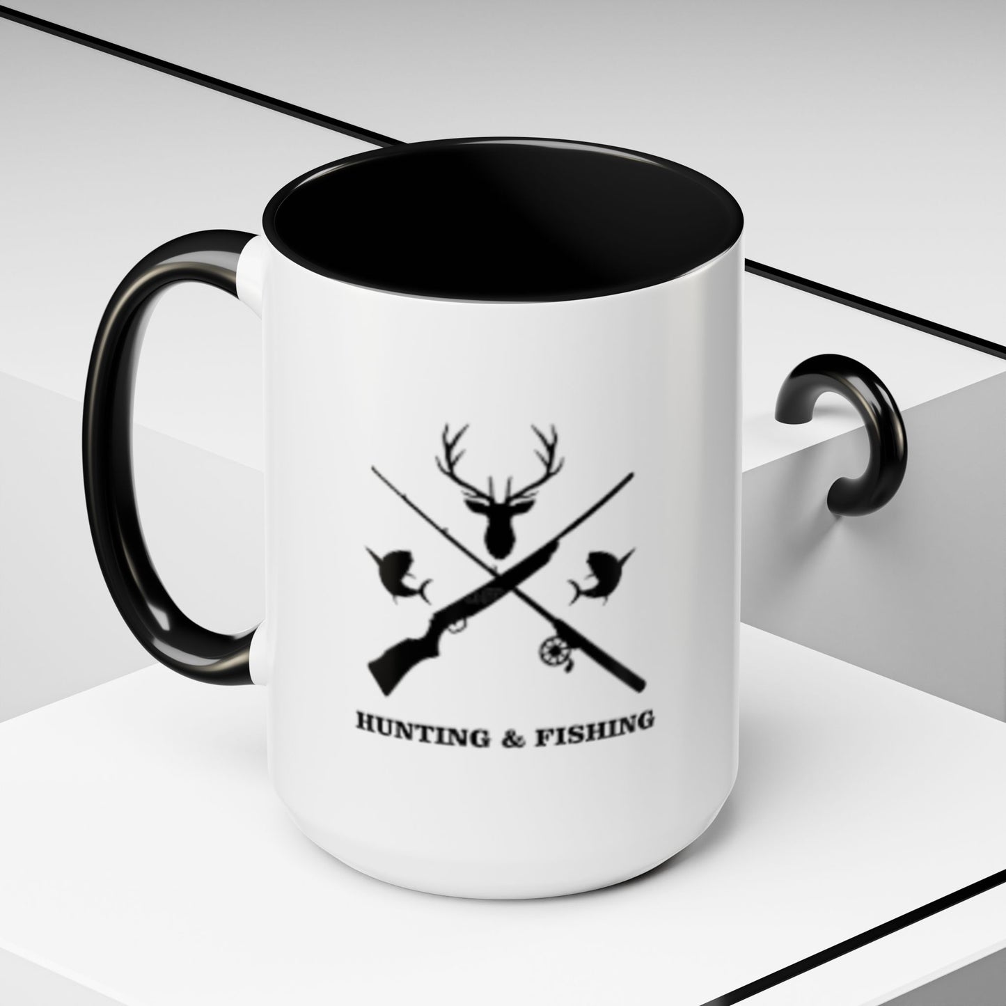 Hunting/Fishing 2-Tone Coffee Mug